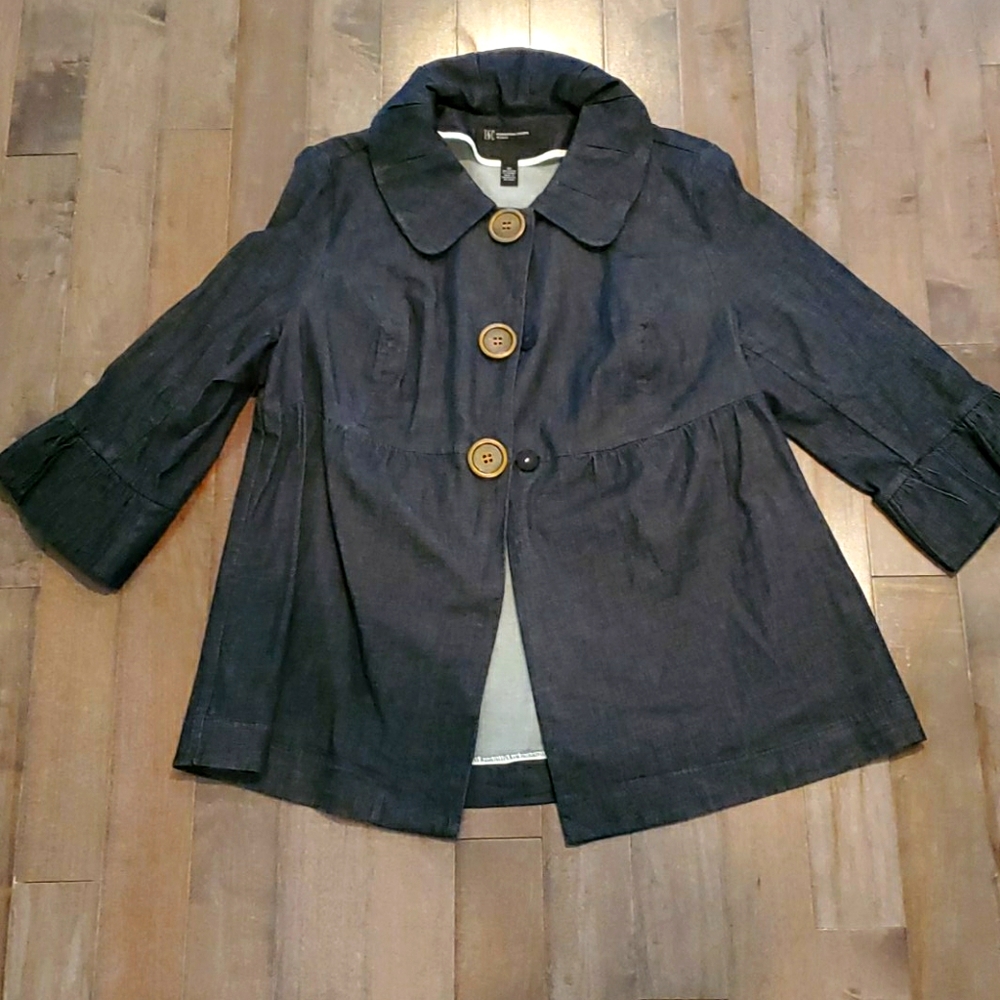 Dark Denim Jacket by International Concepts Women